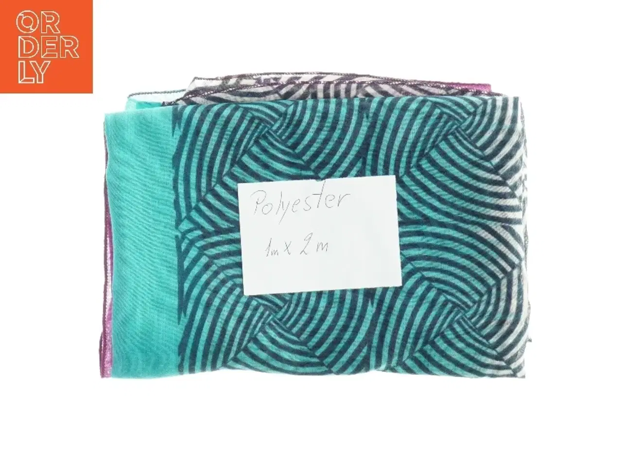 Billede 3 - Mønstret polyester tørklæder (str. 1 x 2 m)