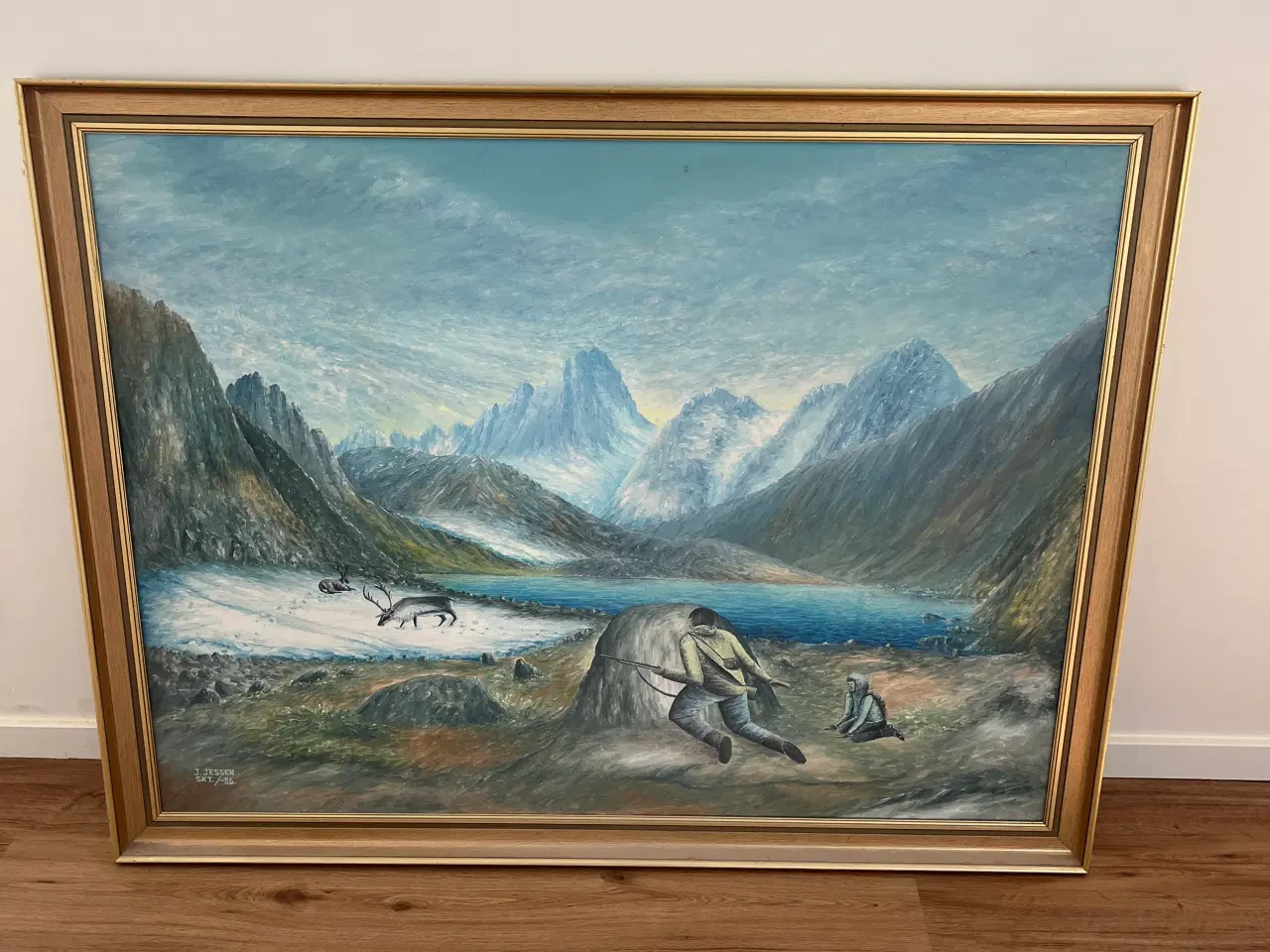 Billede 1 - stort malerier 