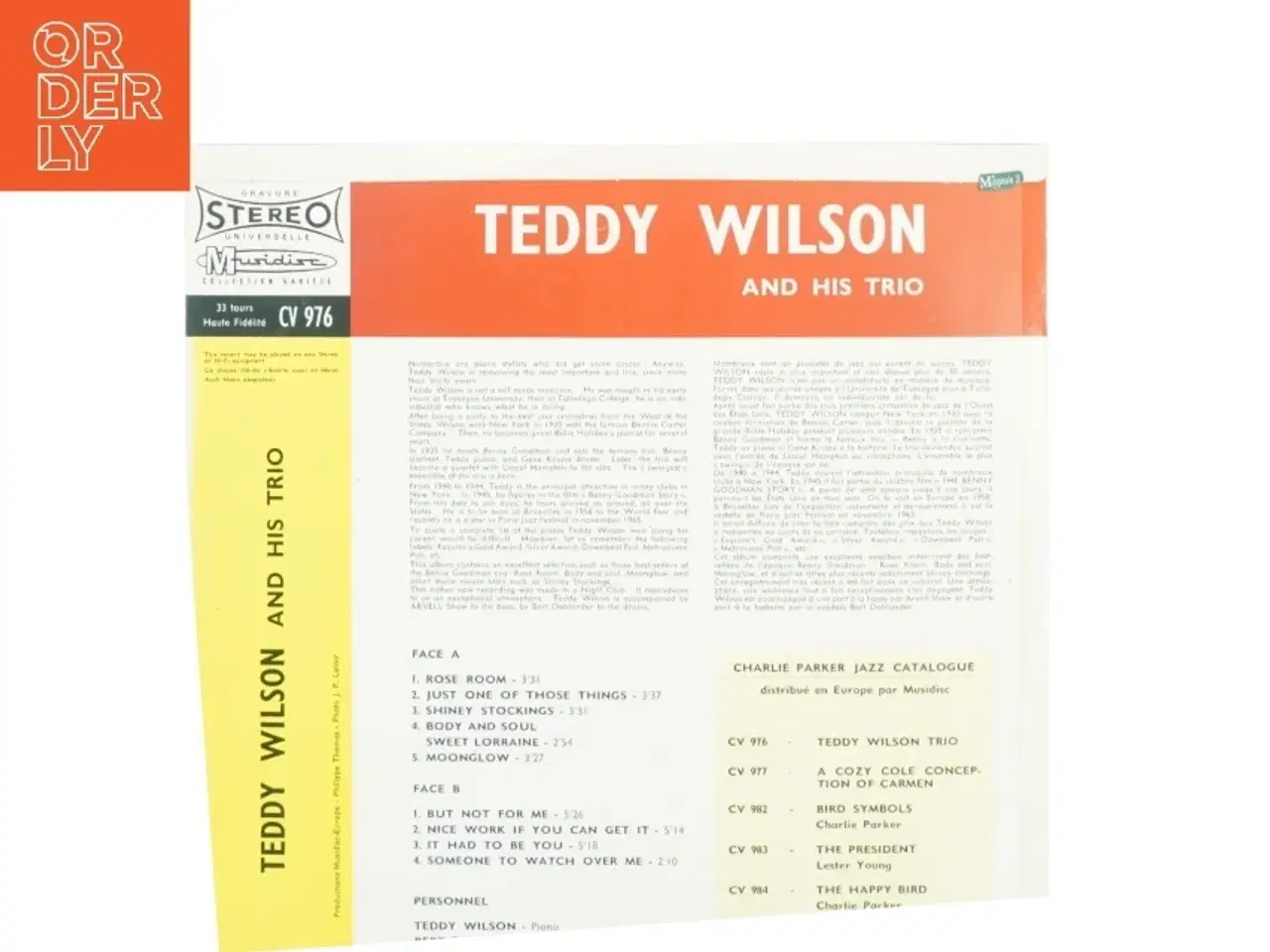 Billede 2 - Teddy Wilson And His Trio Vinyl LP (str. 30 cm)