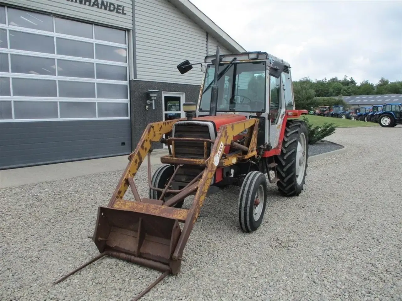 Billede 7 - Massey Ferguson 675 Speedshift med frontlæsser