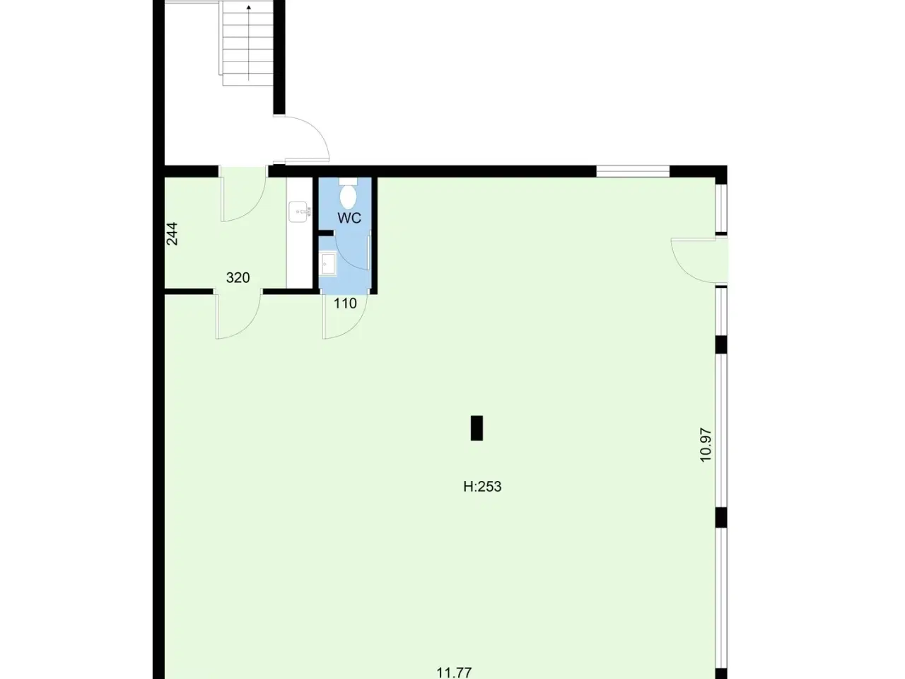 Billede 14 - Showroom med facade mod Viby Ringvej