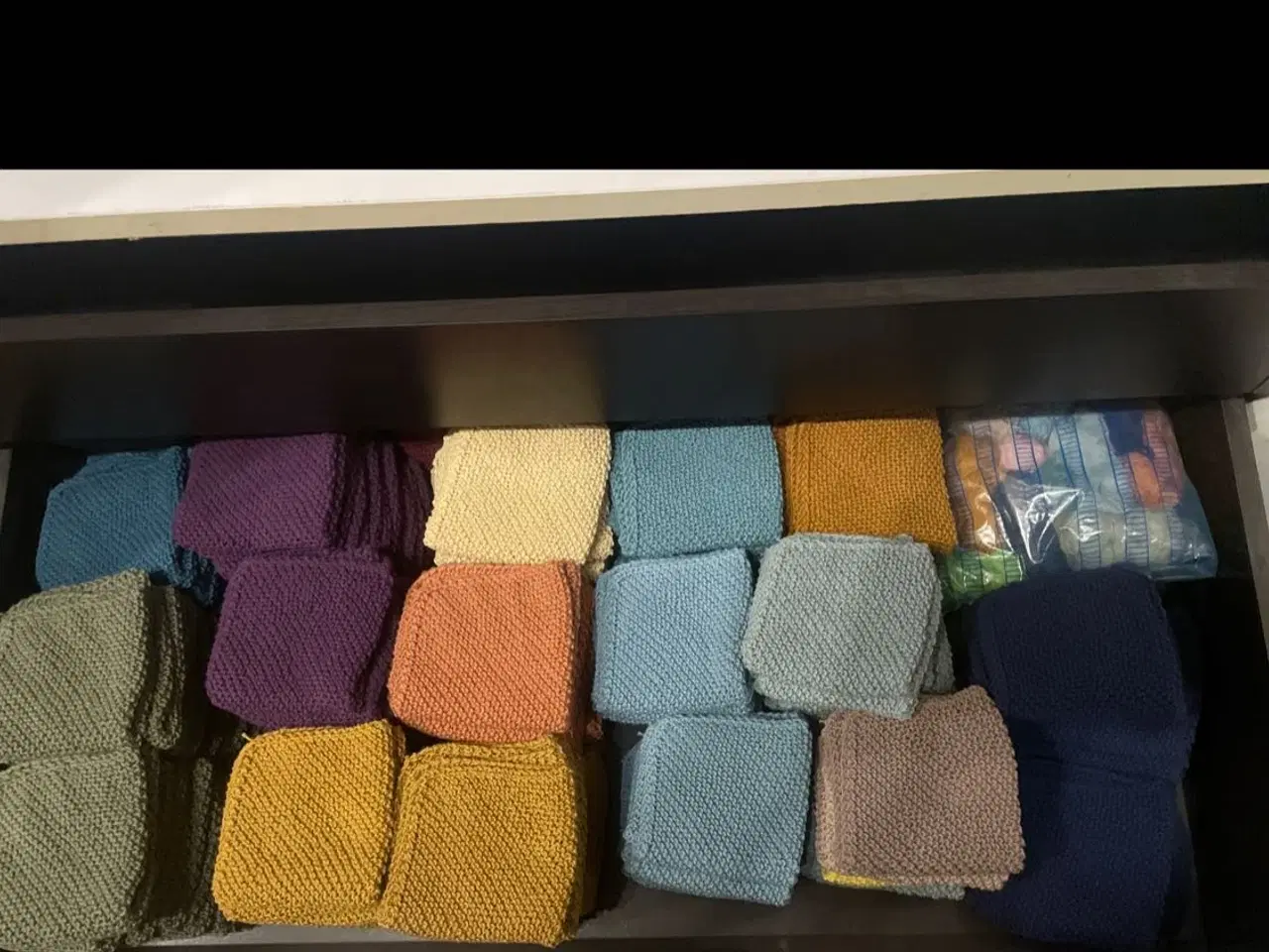 Billede 1 - Hjemmestrikkede klude