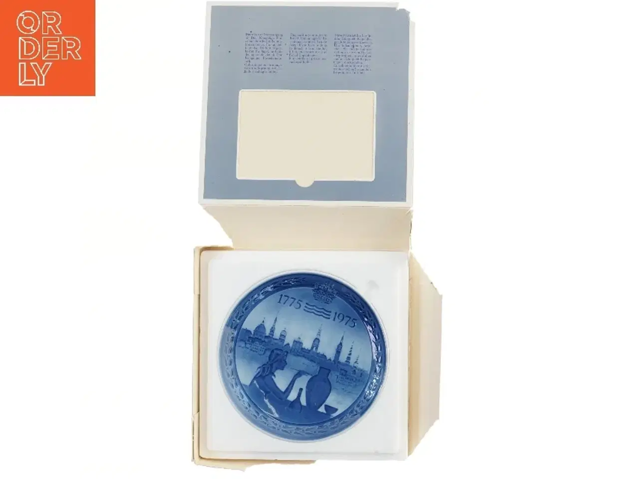 Billede 3 - Royal Copenhagen jubilæumsplatte fra Royal Copenhagen (str. Ø 18 cm)