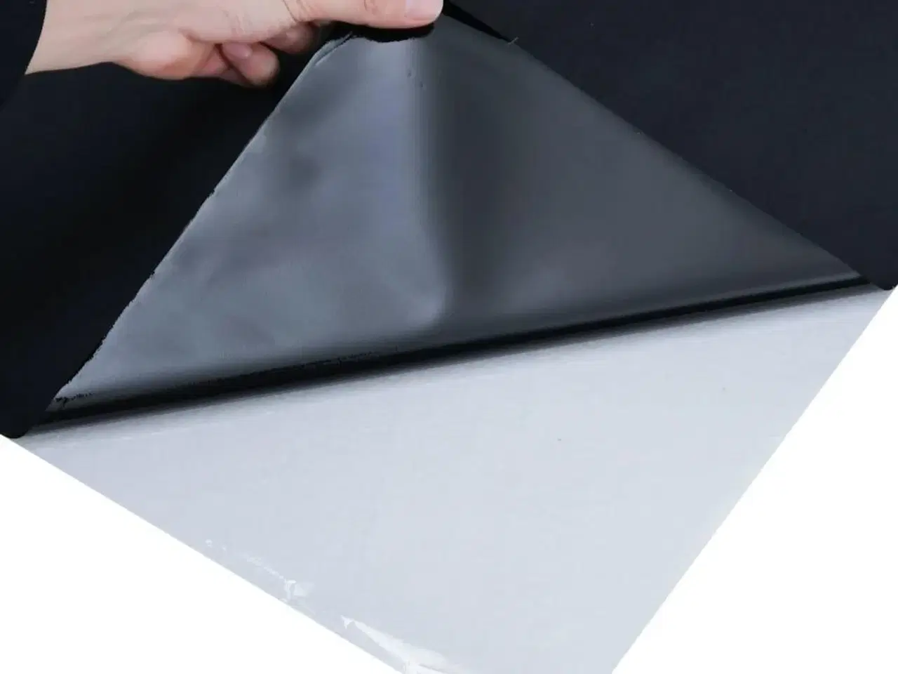 Billede 5 - Vinduesfolie 90x500 cm statisk PVC matteret sort