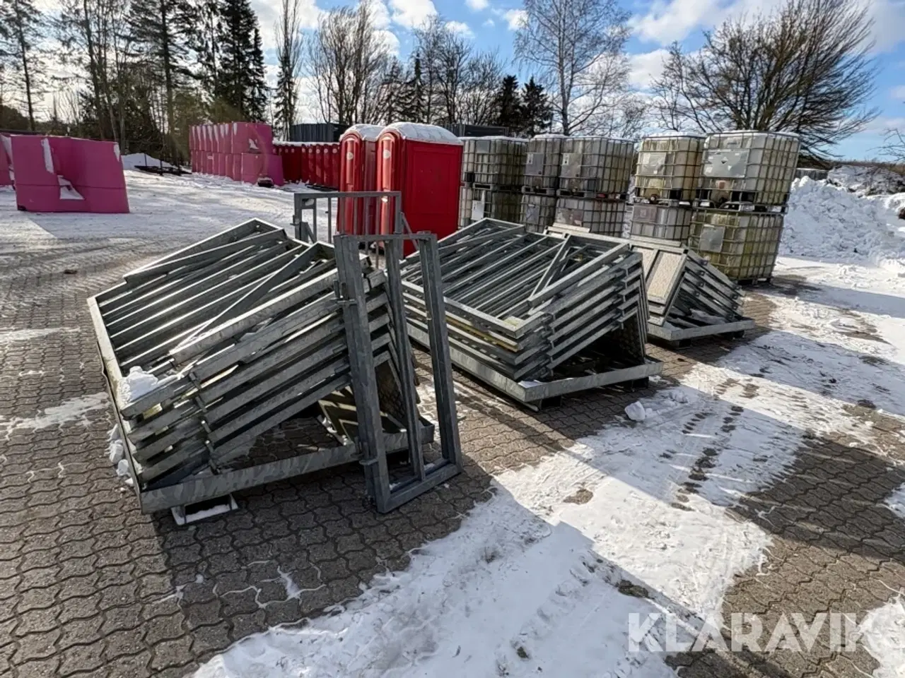 Billede 3 - sceneafspærringen/hegn 15 fag 30 meter