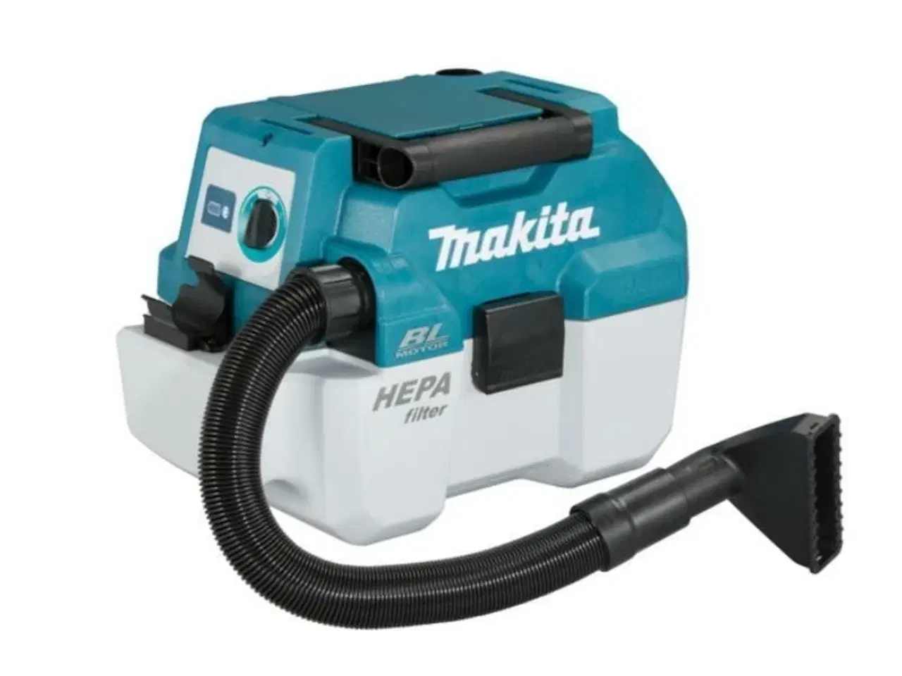 Billede 2 - Industristøvsuger Makita DVC750LZX1 – våd/tør, 7,5 l, blå/hvid