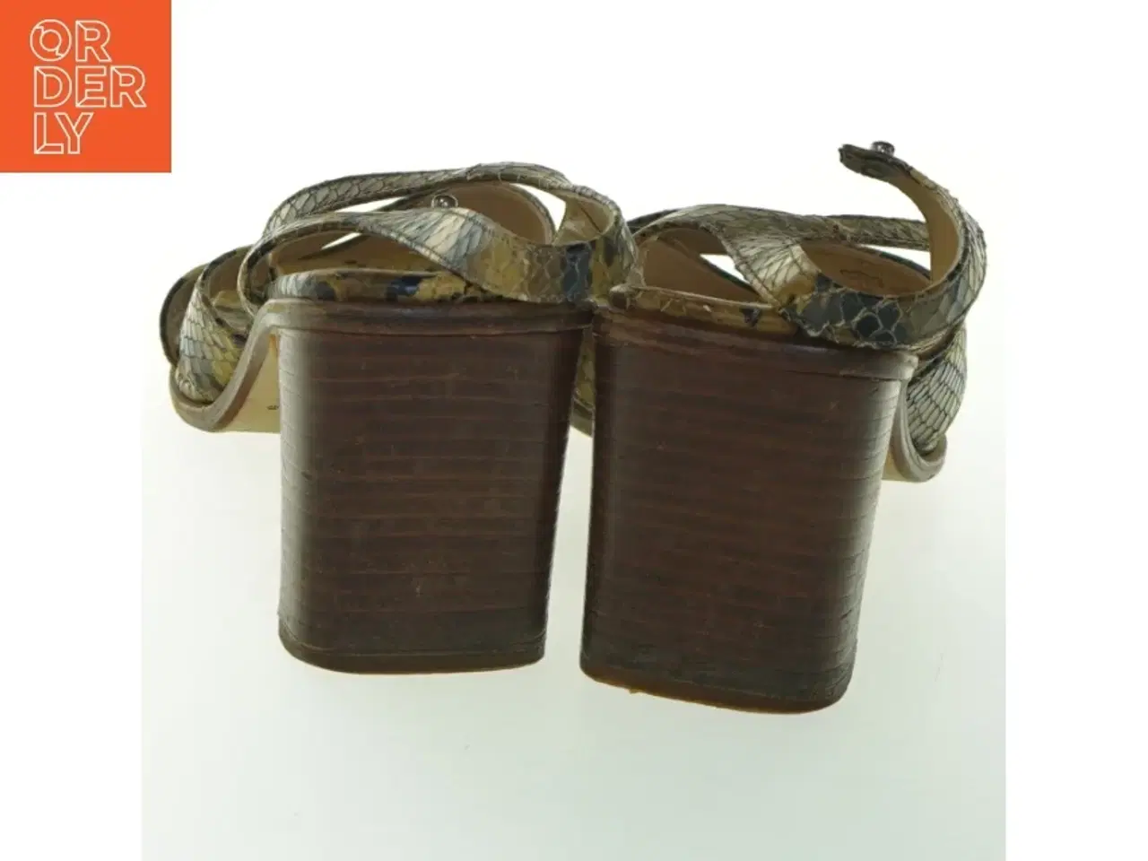 Billede 5 - Slangeskinds sandaler med hæl fra Gabor (str. 41 )