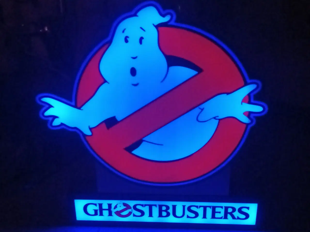 Billede 2 - Ghostbusters LED Lampe Grå / Hvid / Rød / Sort