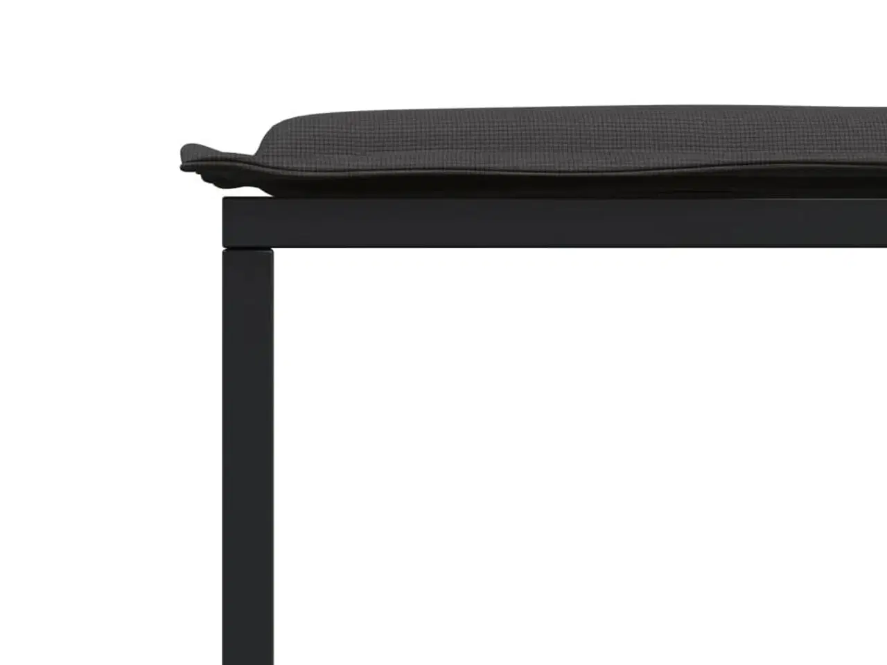 Billede 8 - Haveskamler 4 stk. med hynder stål og textilene sort