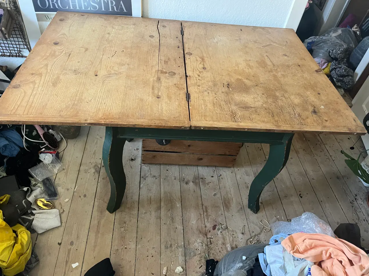 Billede 3 - Svensk træbord med patina