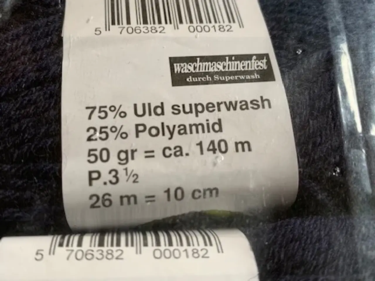 Billede 5 - 20 ngl Basic marine 75% uld 25% polyamid superwash