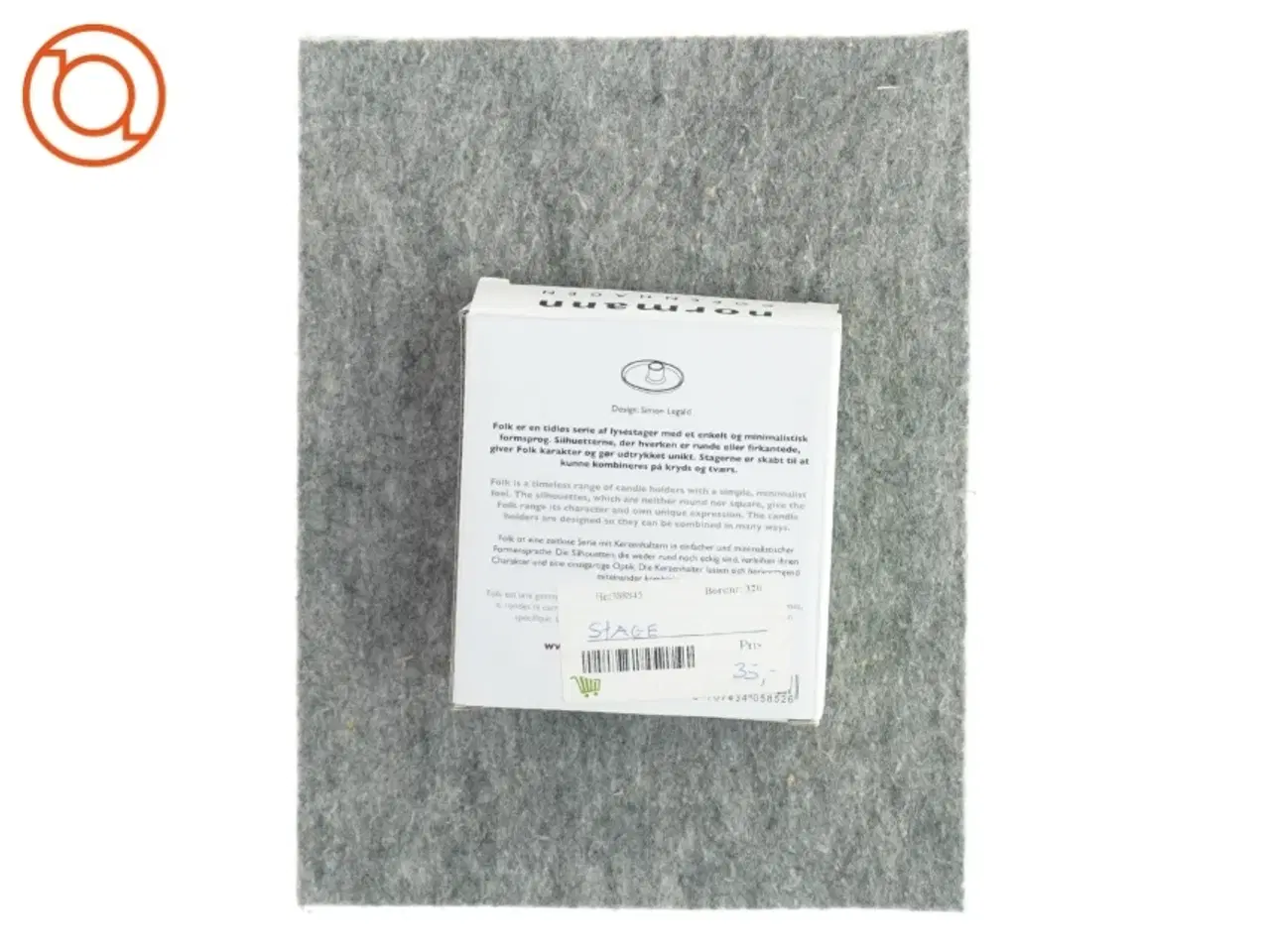 Billede 2 - Lysestage fra Normann (str. 12 x 11cm)