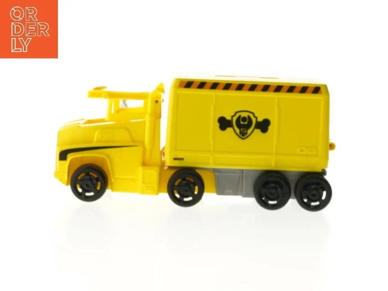 Billede 1 - Gul legetøjs skraldebil fra Paw Patrol (str. 22 cm)