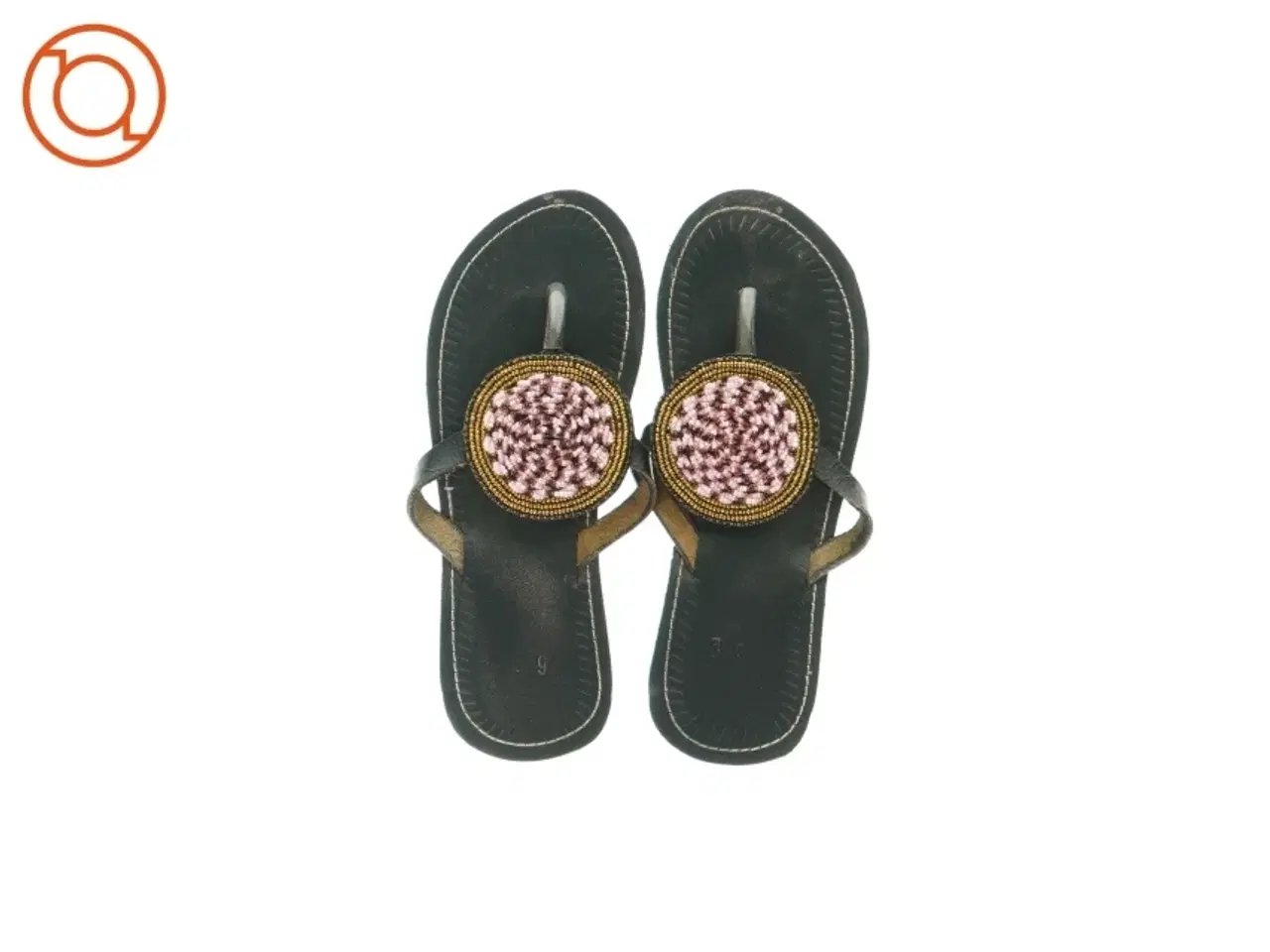 Billede 4 - Sorte klipklapper med udsmykninng