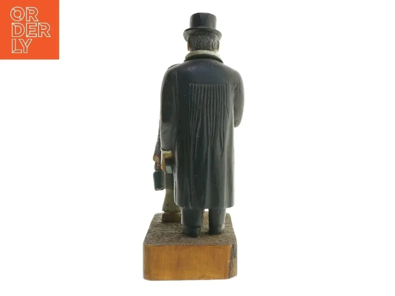 Billede 2 - Dekorativ figur af mand og præst (str. 20x29x10 cm)