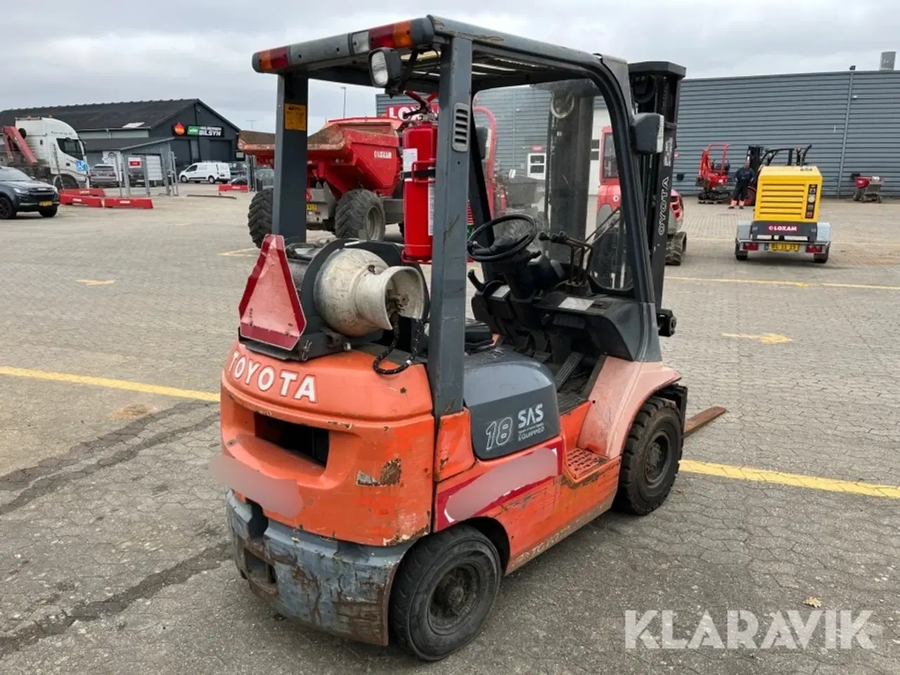 Billede 3 - Gaffeltruck Toyota 42-7FGF18