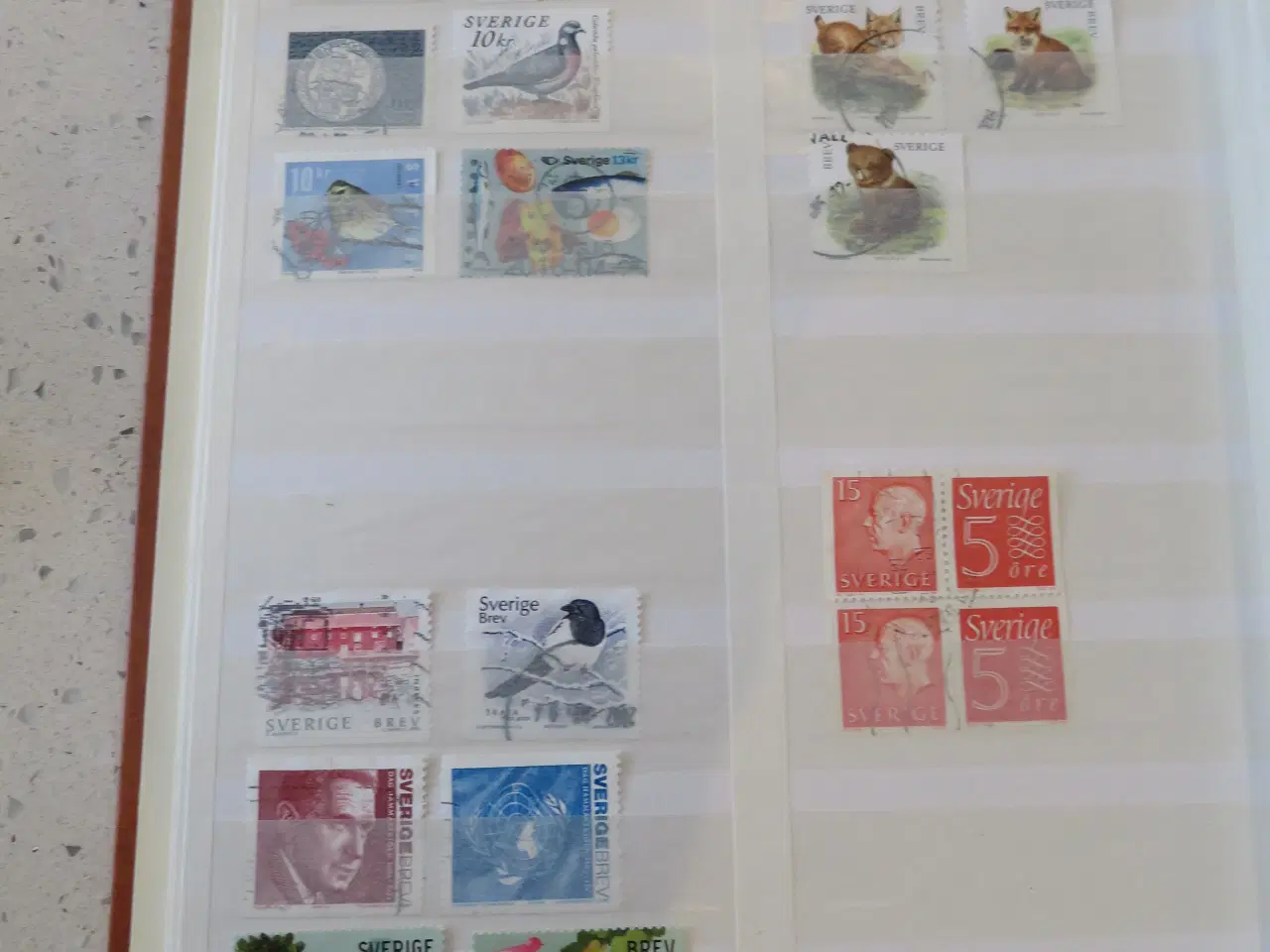 Billede 8 - Sverige, 303 forskellige frimærker
