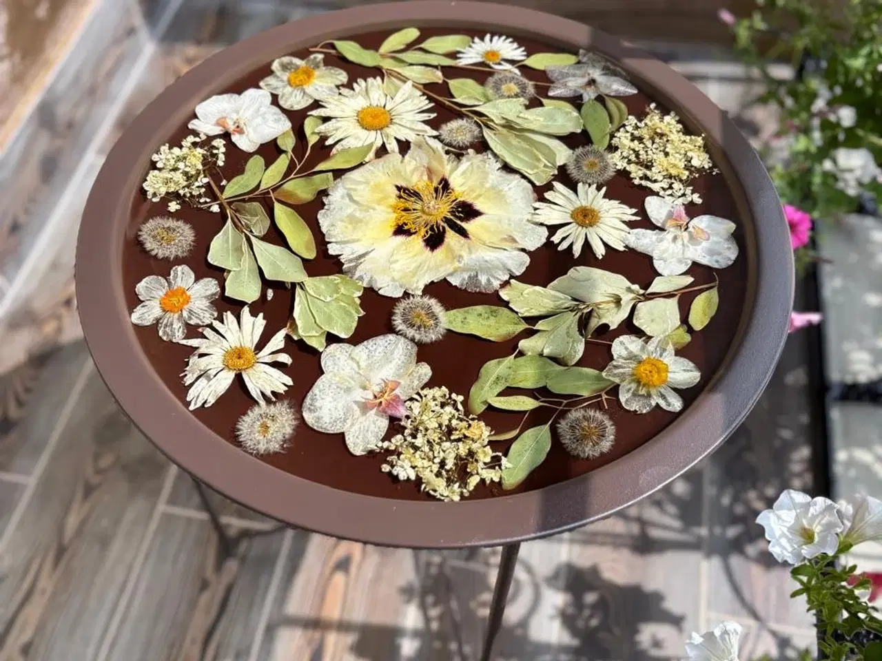 Billede 2 - Unique Handmade Coffee Table – Epoxy Resin & Real 