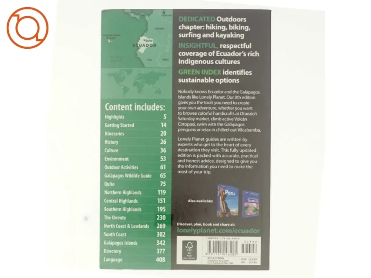 Billede 3 - Ecuador & the Galápagos Islands af Regis St. Louis (Bog)