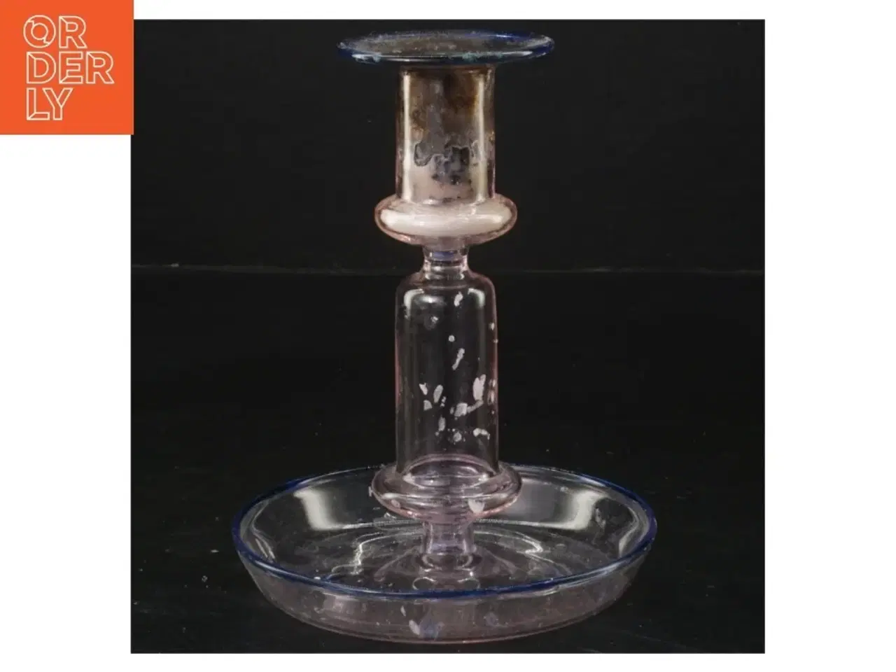 Billede 1 - Glaslysestage (str. 11x14 cm)