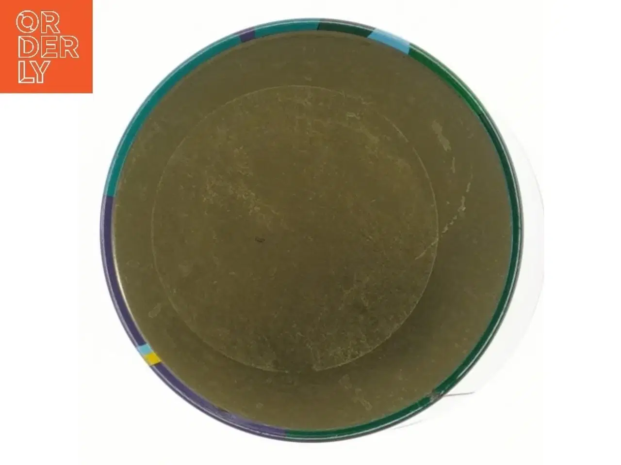 Billede 3 - Dekorativ metalbeholder (str. Ø 11,5 cm længde 15 cm)