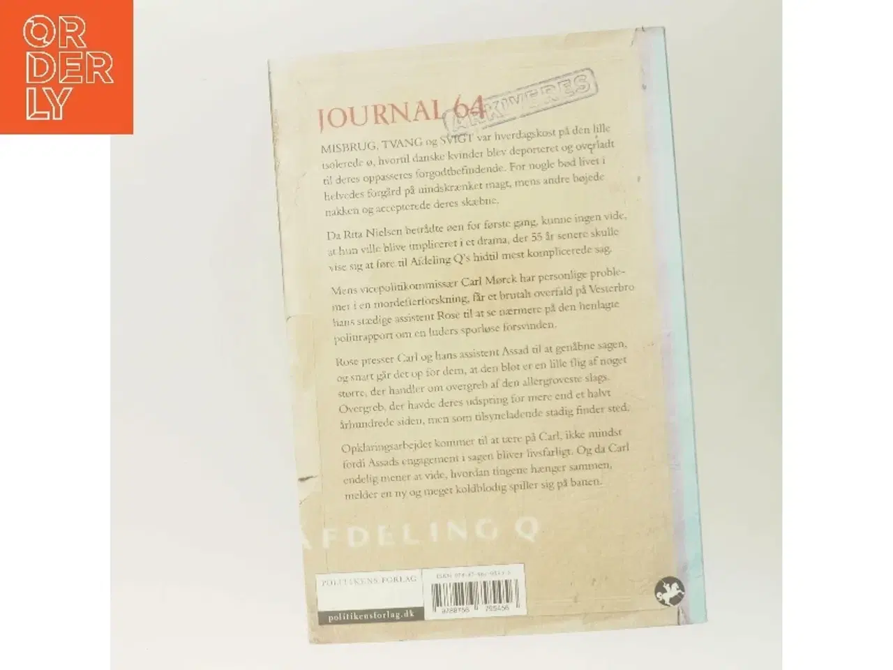 Billede 3 - Journal 64 : krimithriller af Jussi Adler-Olsen (Bog)