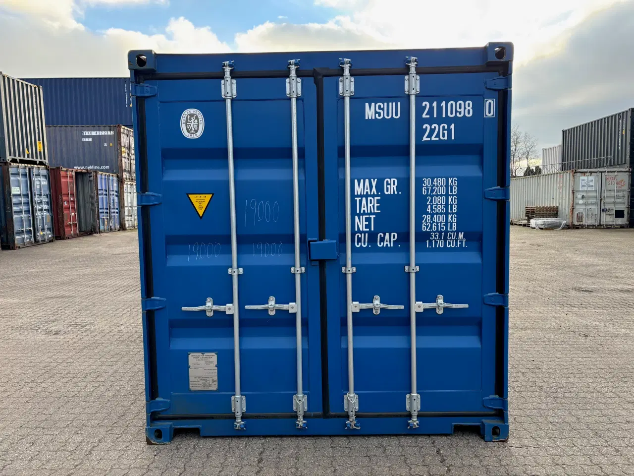 Billede 1 - TILBUD TILBUD 20 fods Container med småbuler. Ral: