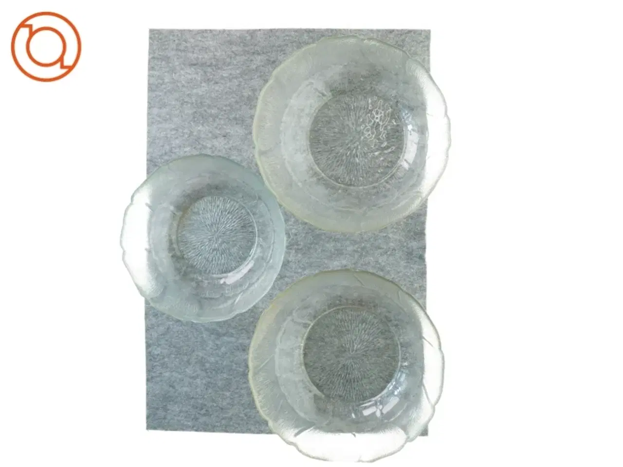 Billede 2 - Glasskåle (str. 23 cm 26 cm 26 x 9 cm)
