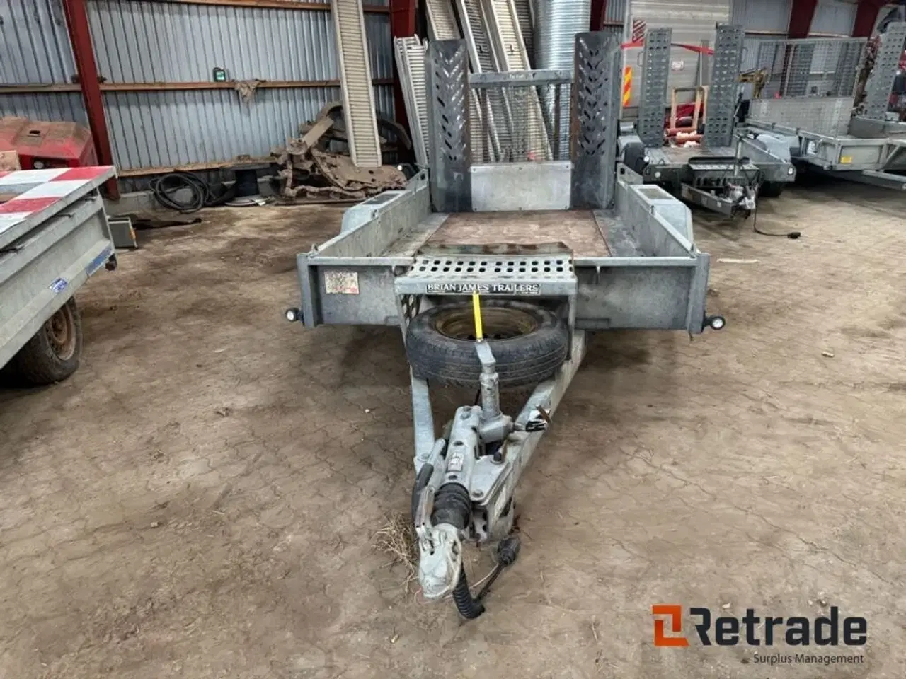 Billede 2 - Brian James A-type 27xtfb 2700kg Trailer med slisker