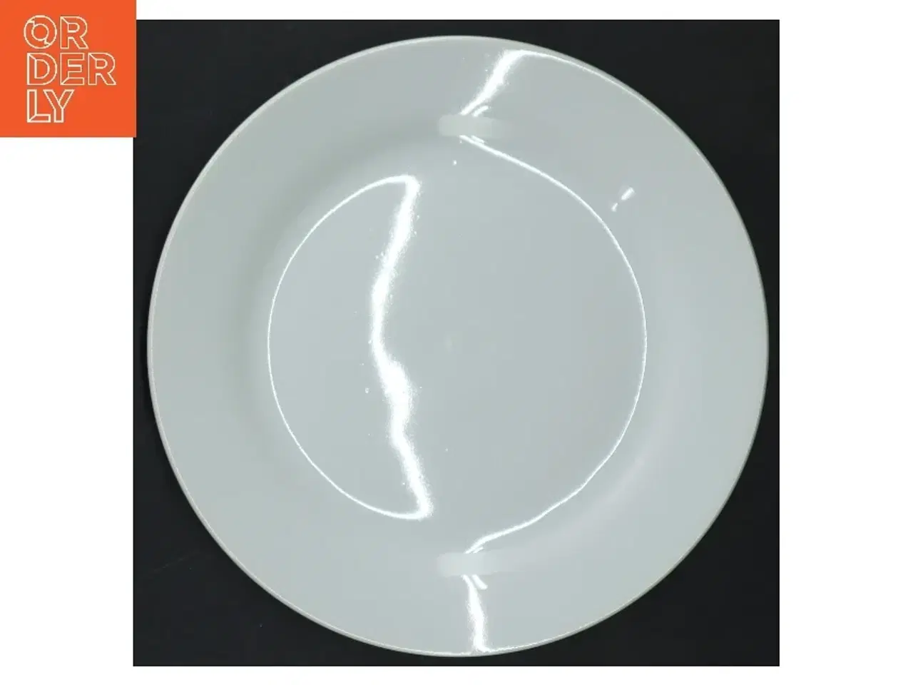 Billede 3 - Hvid tallerken (str. 19,5 cm)