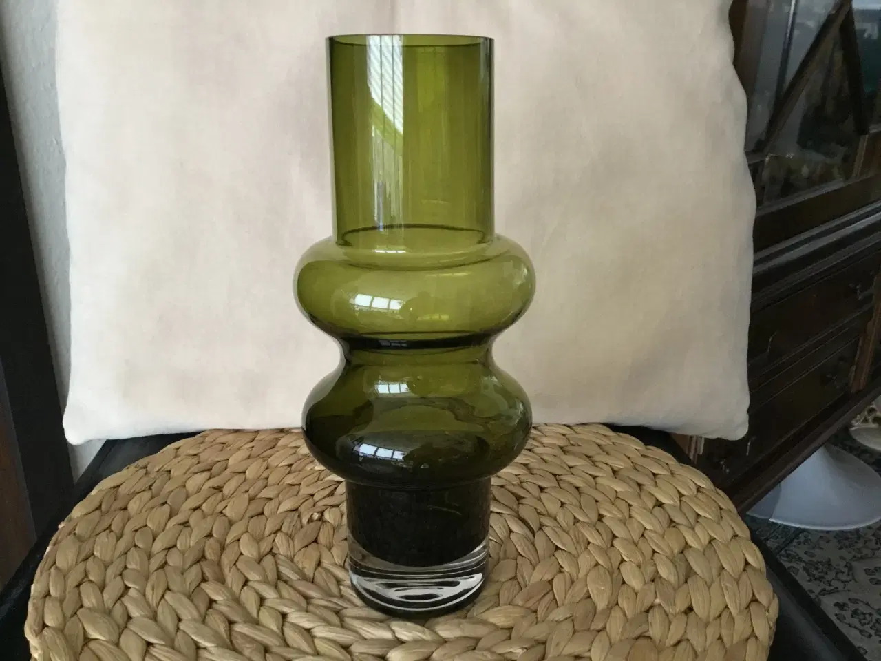 Billede 2 - Elegant mundblæst kunstglasvase