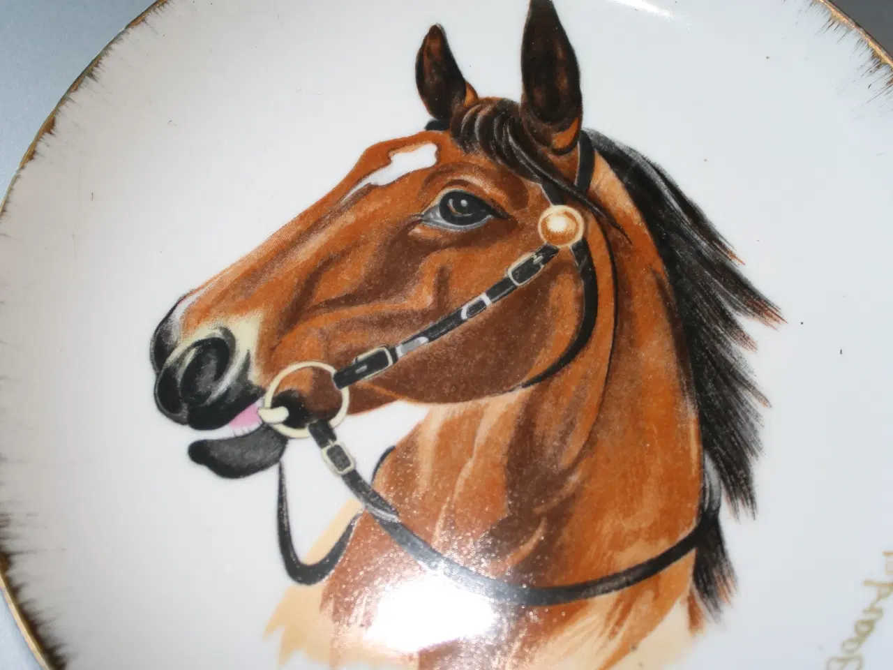 Billede 3 - Platte med hest