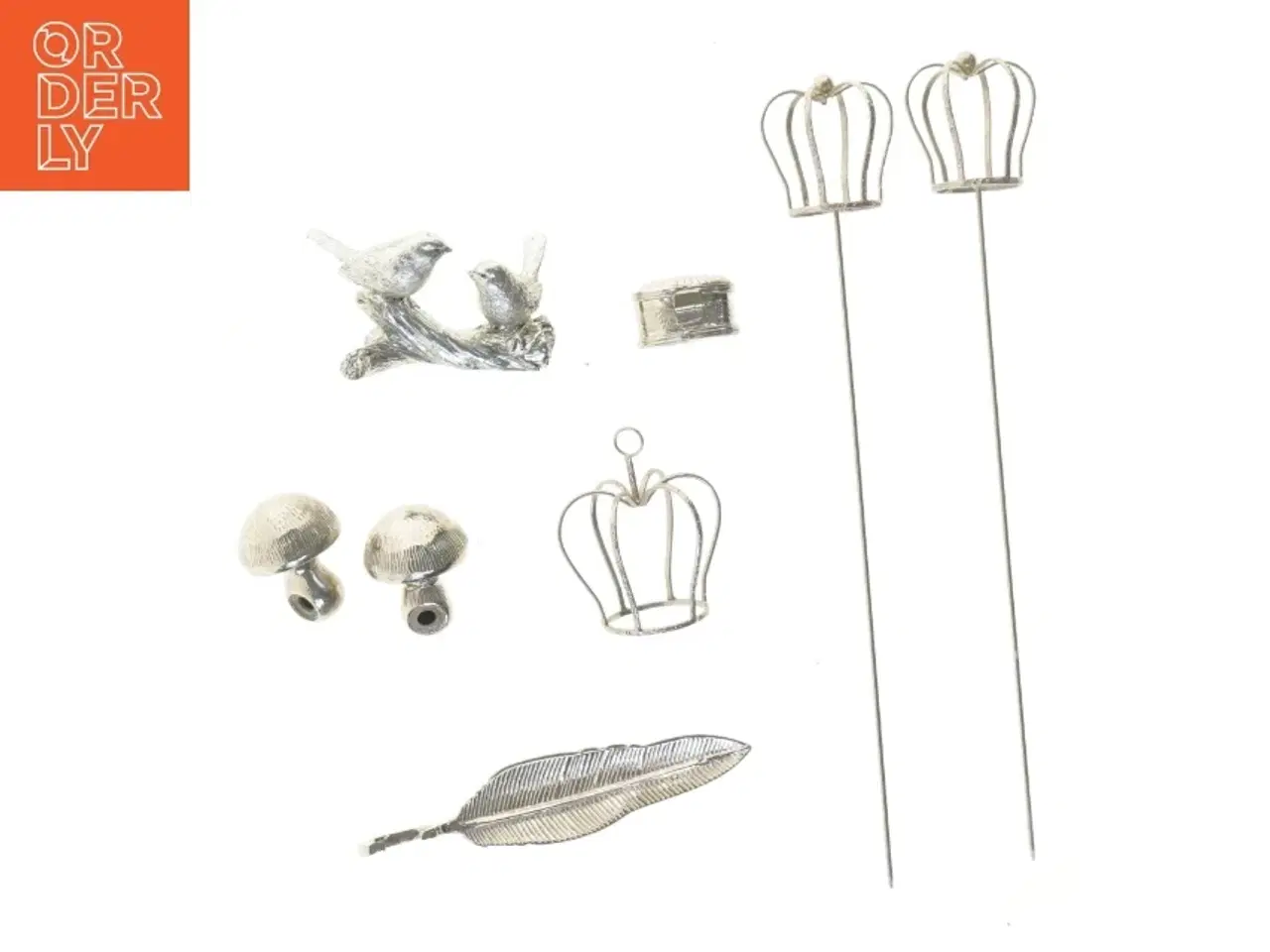 Billede 2 - Dekorative metalobjekter (str. 36 cm)