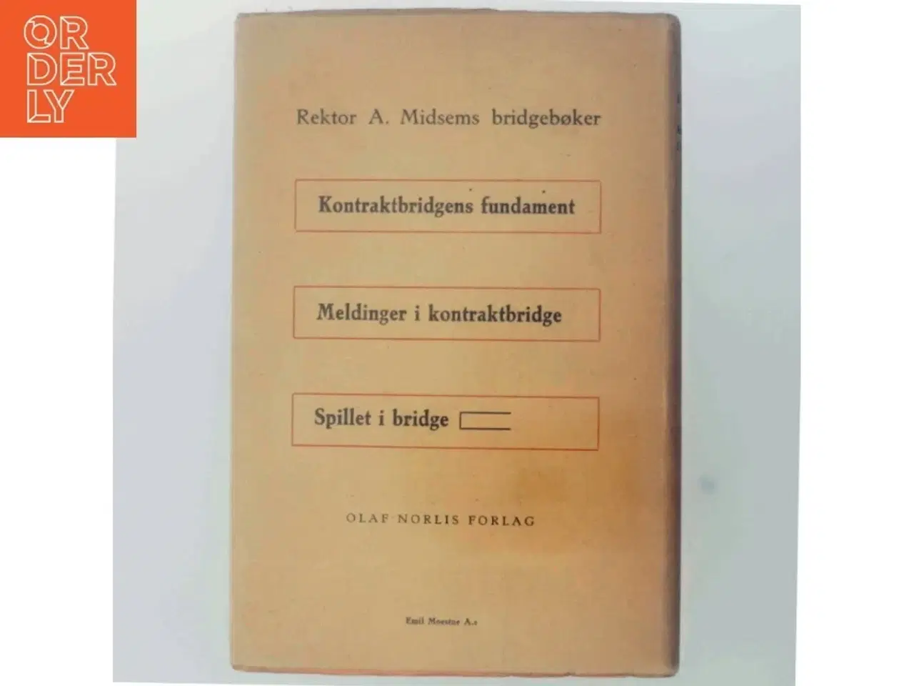 Billede 3 - Meldinger i Kontrakt Bridge af A. Midsem (Bog)