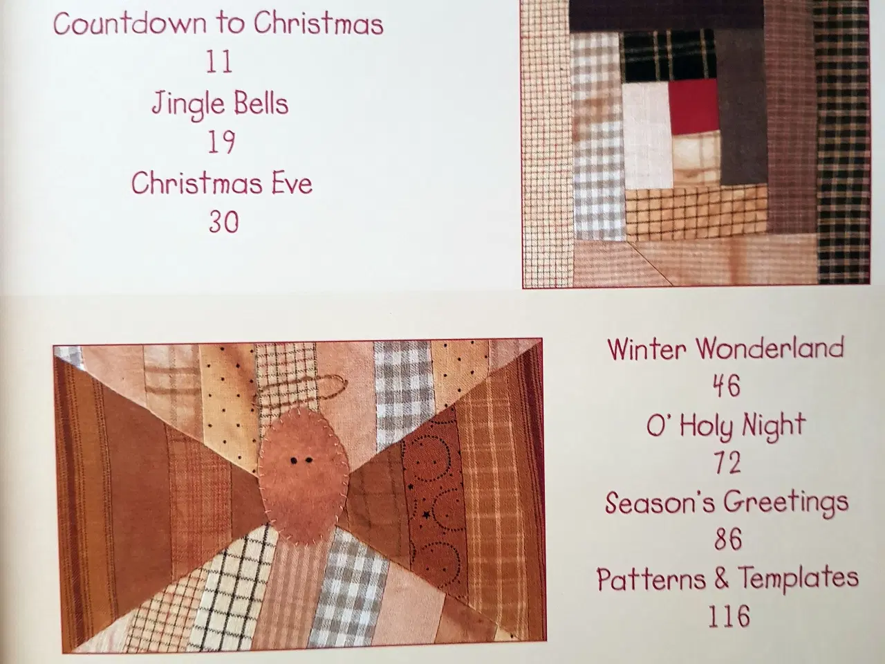 Billede 5 - Jule-patchworkbøger  -  amerikanske