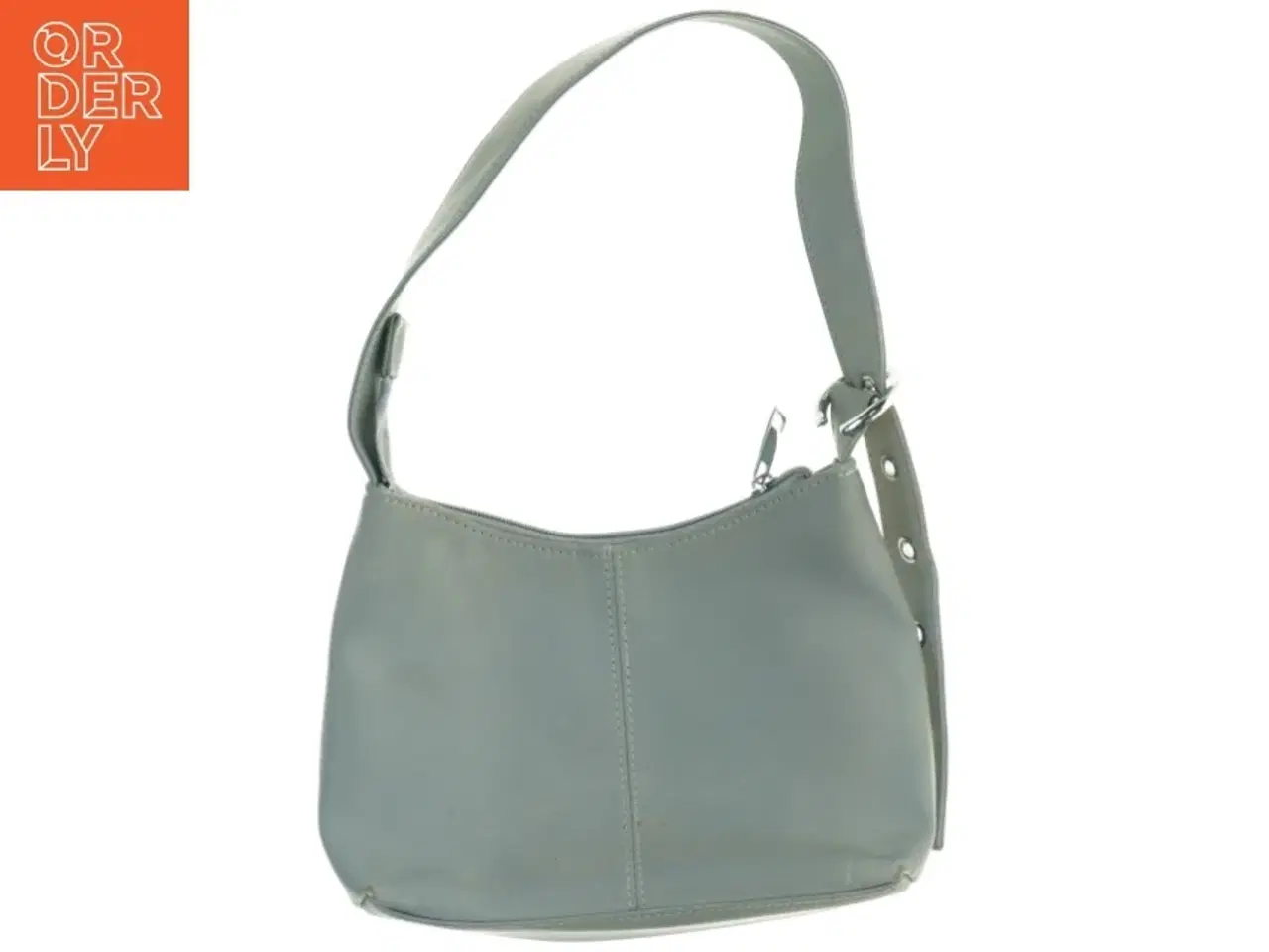 Billede 3 - Læder skuldertaske fra Daniel Silfen (str. 23 x, 7 cm)