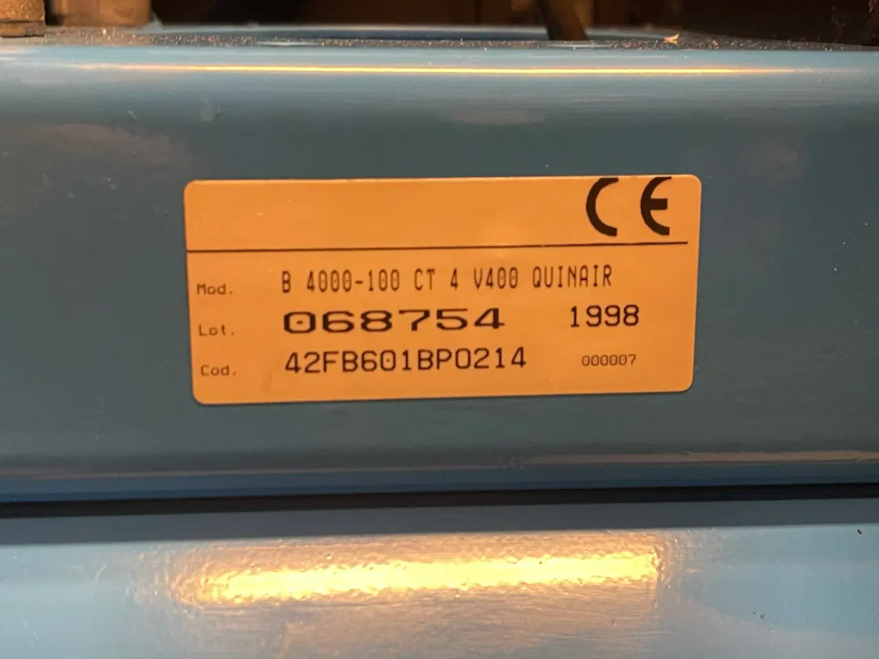 Billede 3 - Quin Air kompressor 4hk