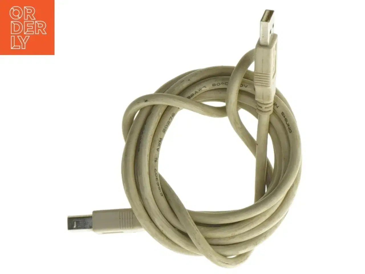 Billede 3 - USB-kabel (USB-A / USB-B) (str. 180 cm)