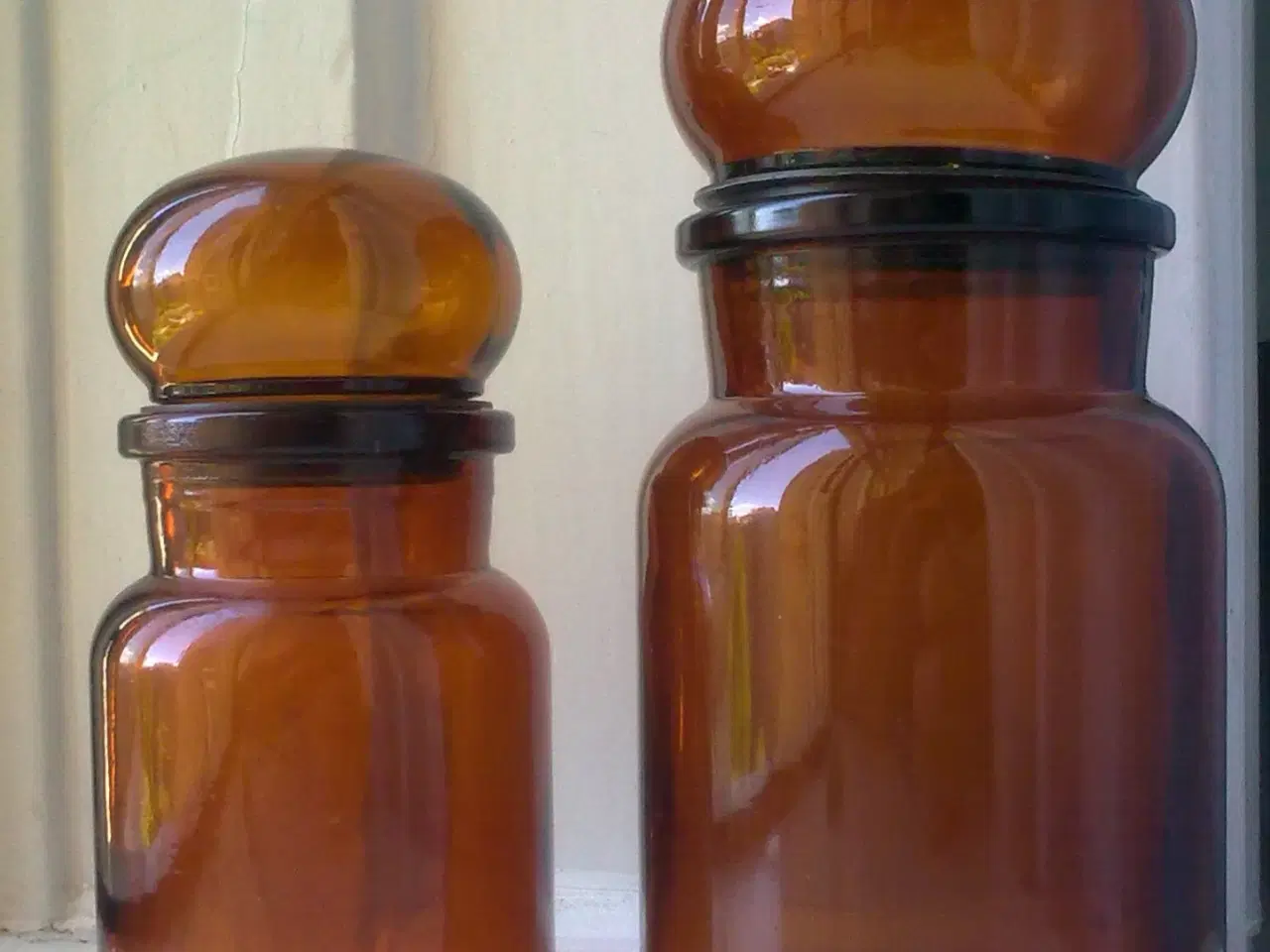 Billede 15 - Ravtone RETRO by-flasker 3 fra lille land & krukke