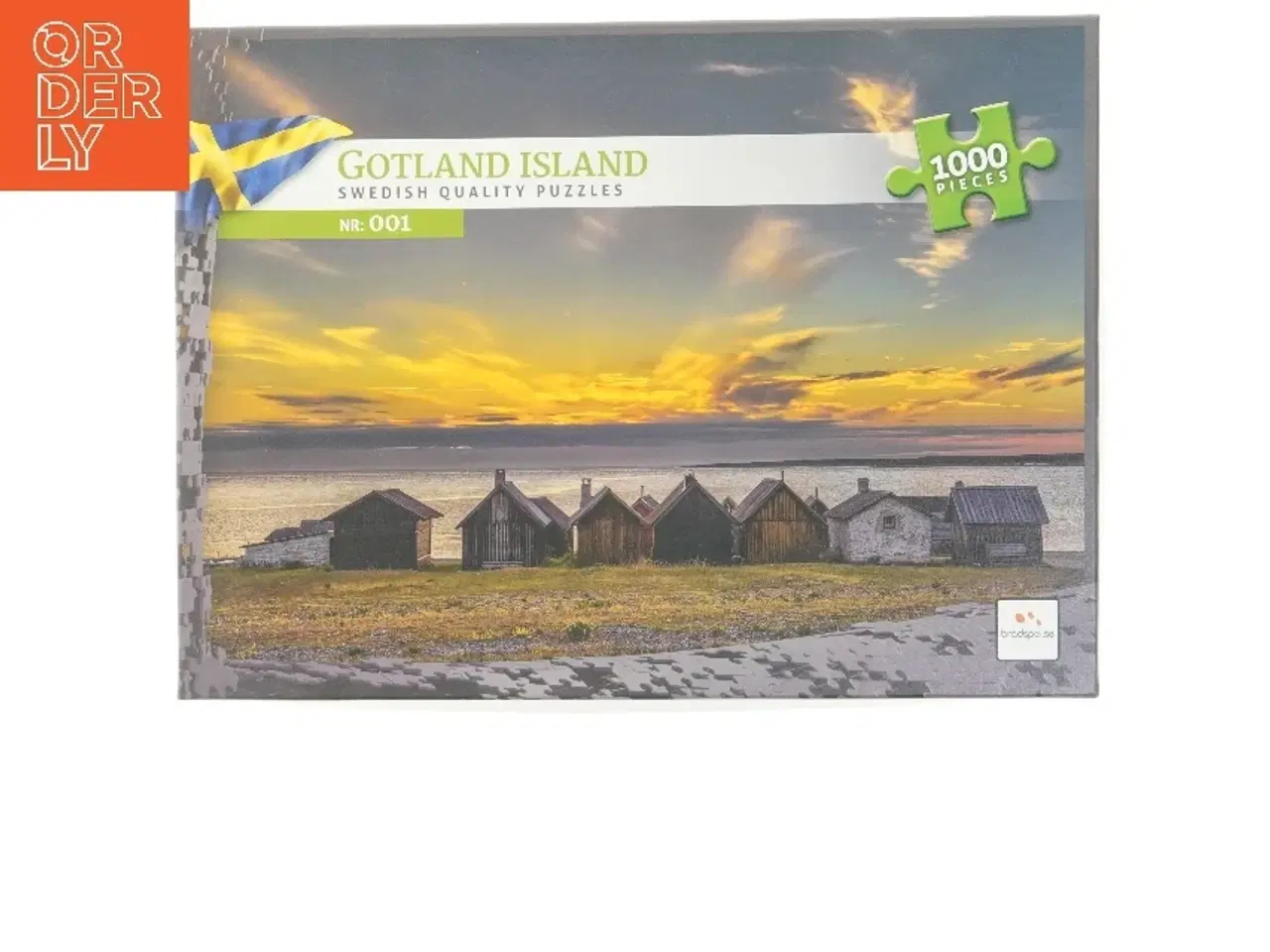 Billede 1 - Puslespil med motiv fra Gotland (str. 68 x 48 cm)