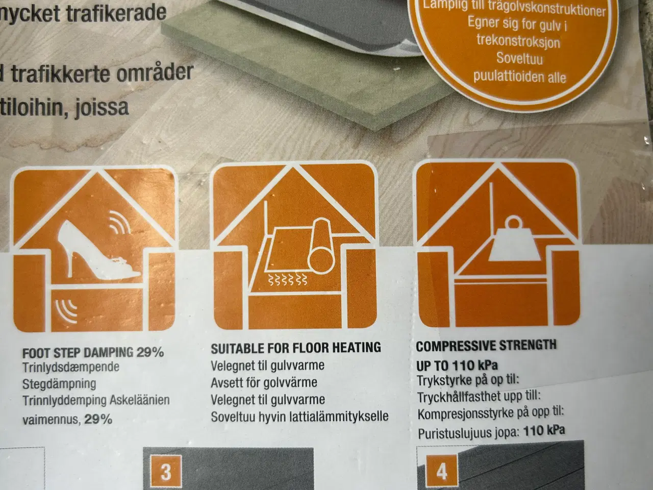 Billede 6 - Ny ubrugt Raw gulvunderlag Akustik Premium 