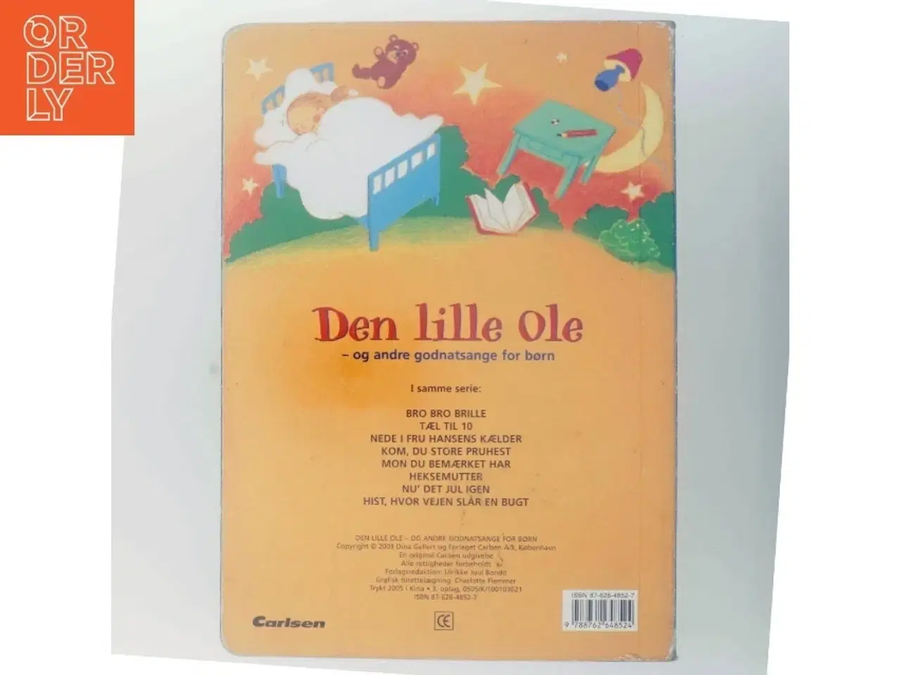 Billede 3 - Den lille Ole - og andre godnatsange for børn af Dina Gellert (Bog)