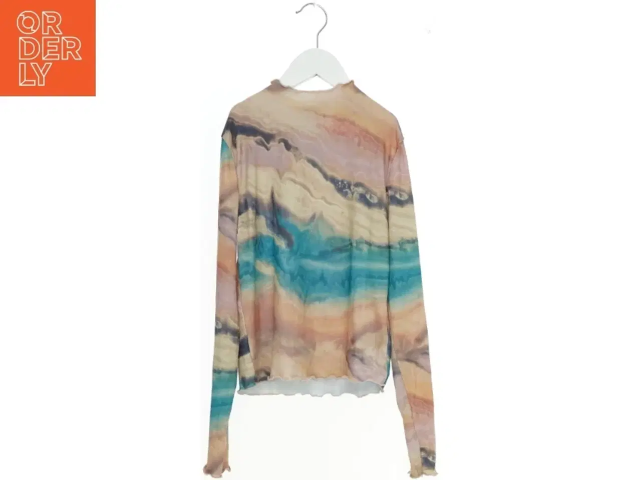 Billede 1 - Langærmet bluse med bølgemønster fra H&M (str. 146)