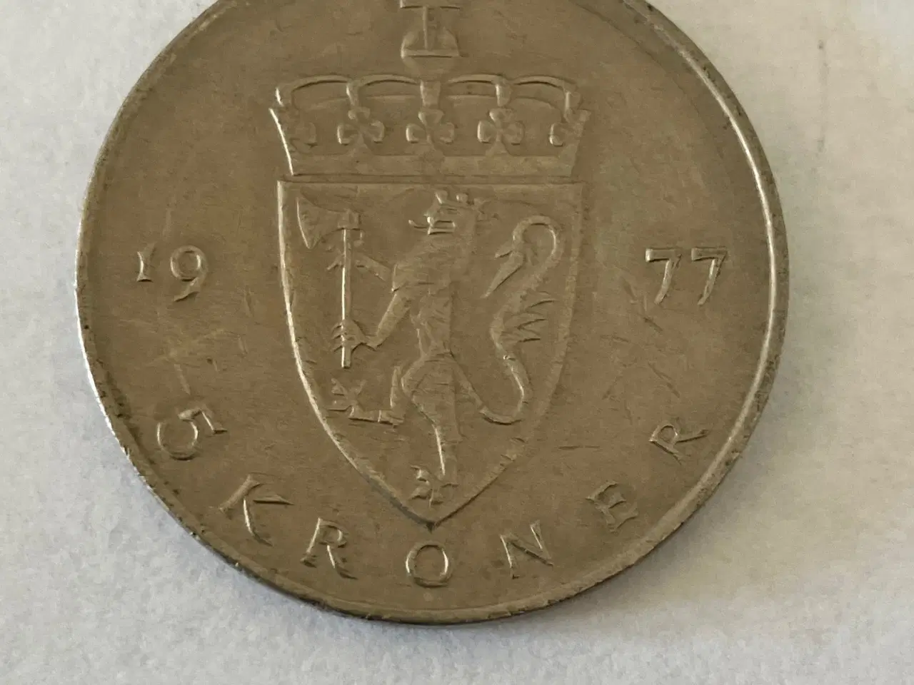 Billede 1 - 5 Kroner Norge 1977