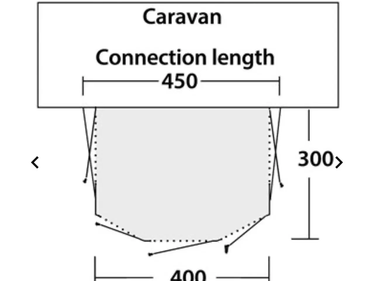 Billede 3 - Mirage 400AS campingvogns lufttelt (2017 model) 40