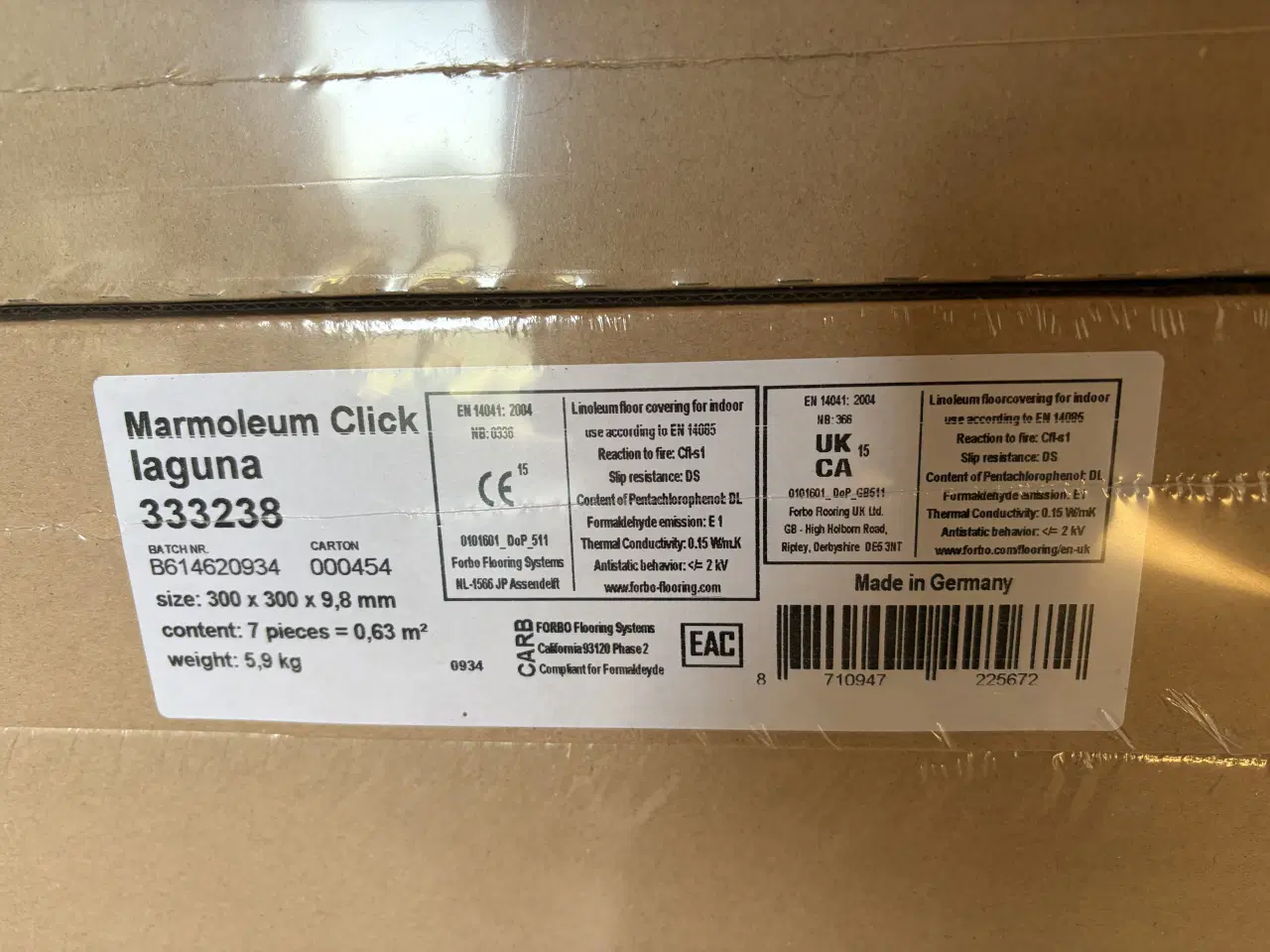 Billede 2 - Marmoleum click Laguna 