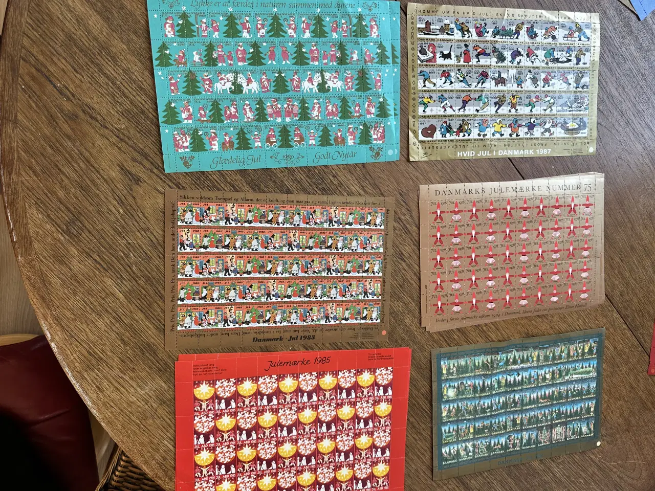 Billede 1 - Julemærke ark 15 forskellige 