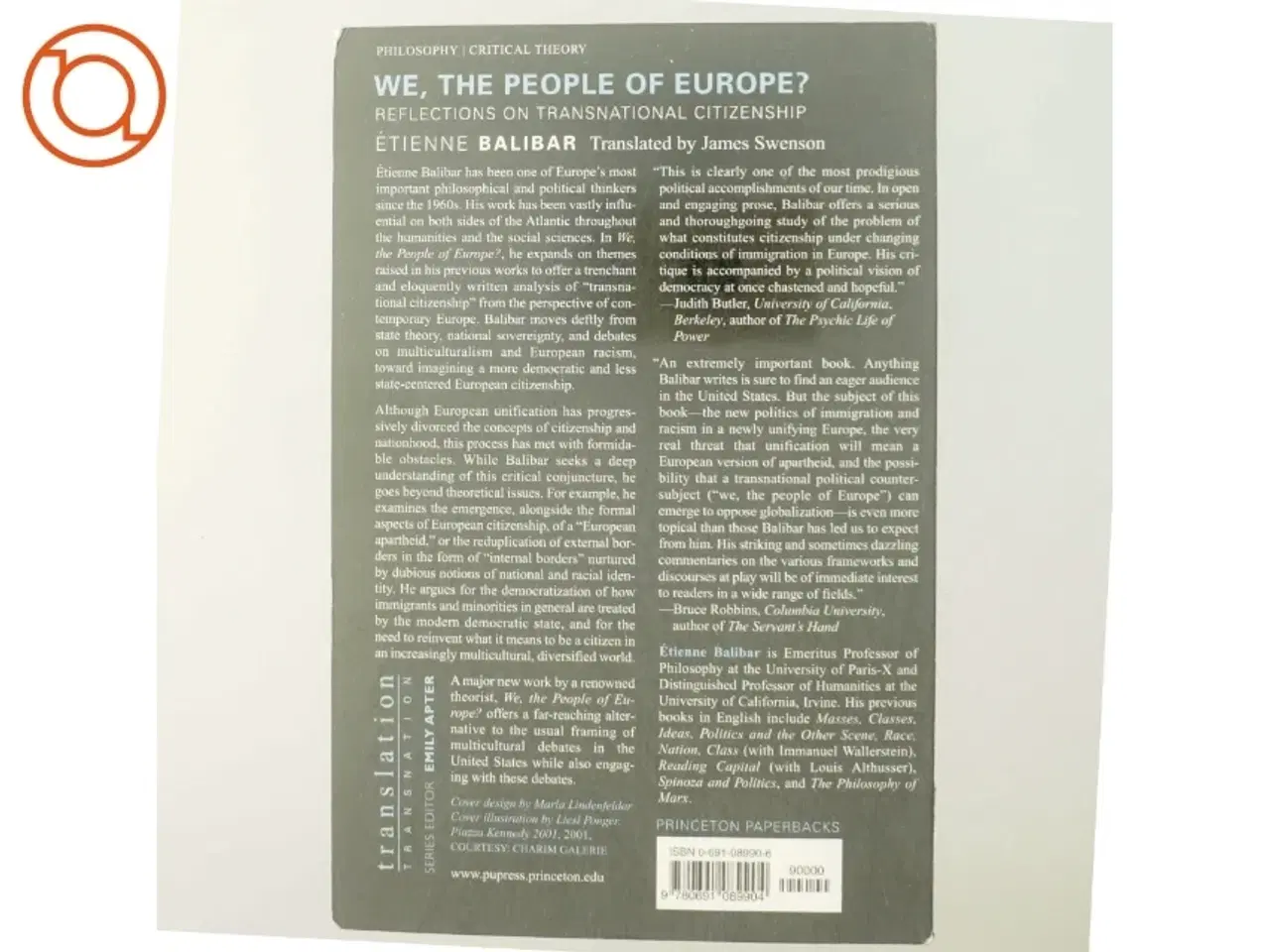 Billede 3 - We, the people of Europe? : Reflections on transnational citizenship af Étienne Balibar (Bog)