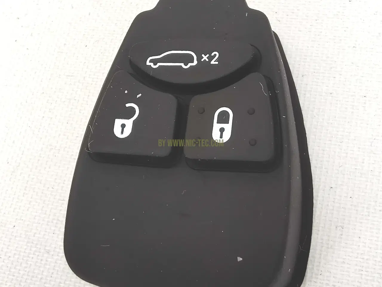 Billede 2 - "Gummi" til Amerikanske bil nøgler fra feks Dodge og Jeep 3 knaps type