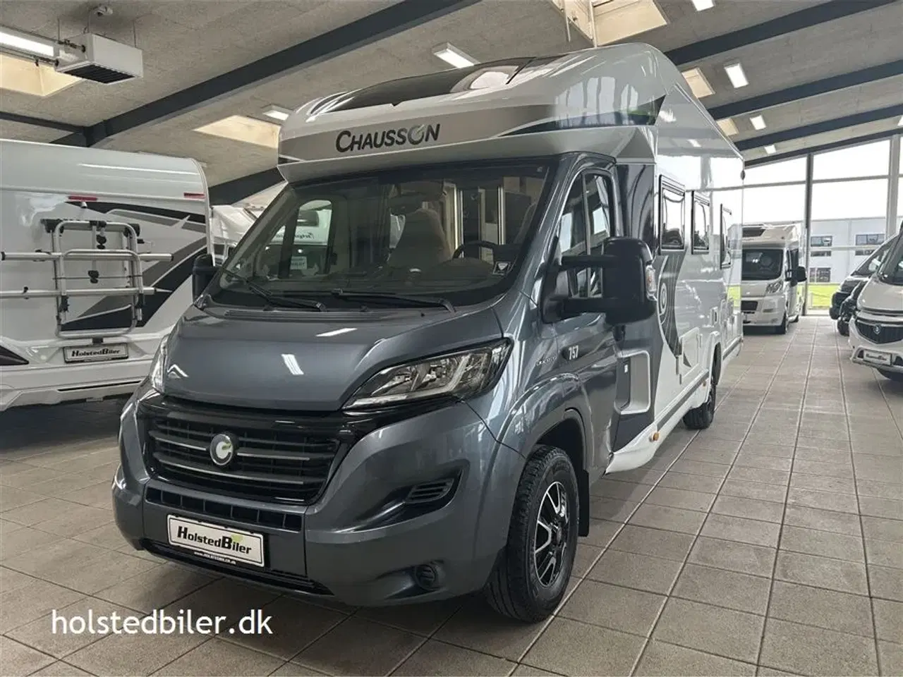 Billede 2 - 2019 - Chausson Welcome Premium 757   WC/bad i bagenden, automatgear og udstyr.